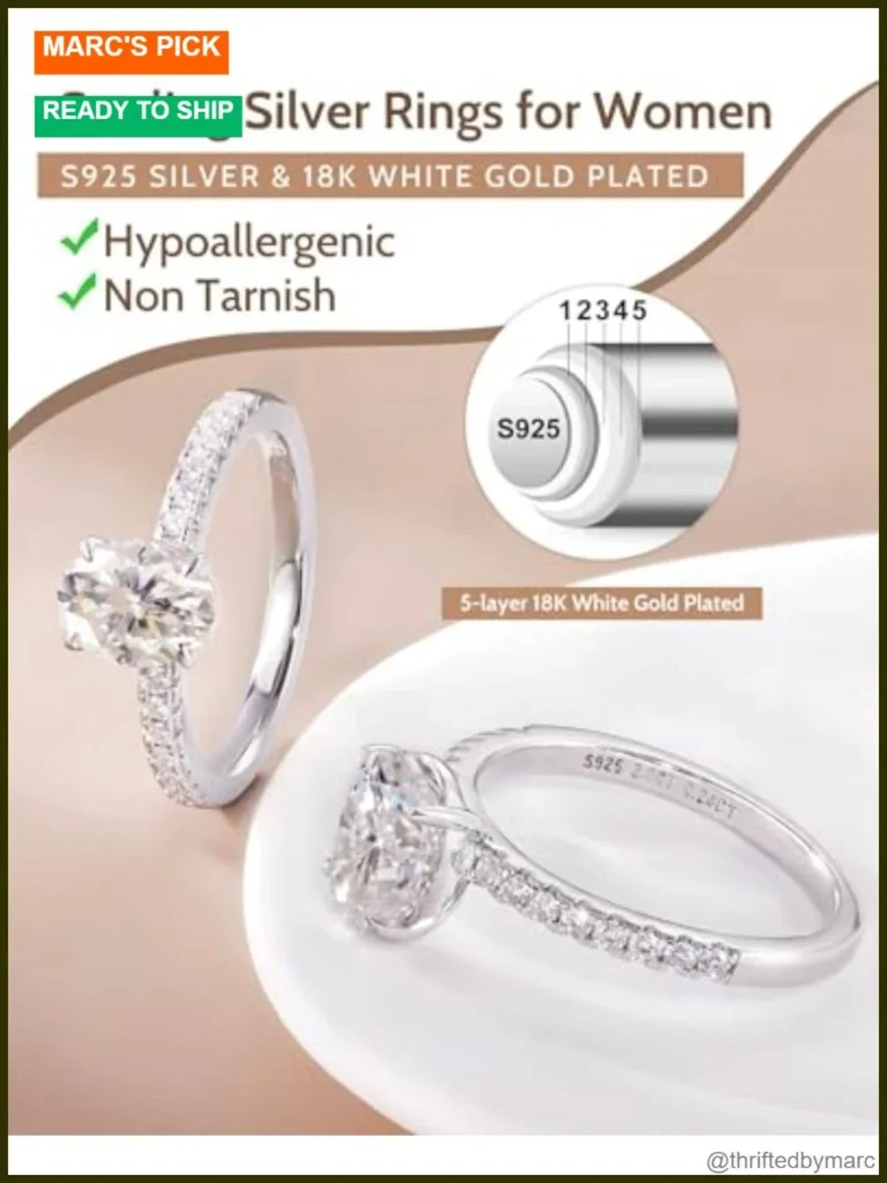 N/A elegant oval